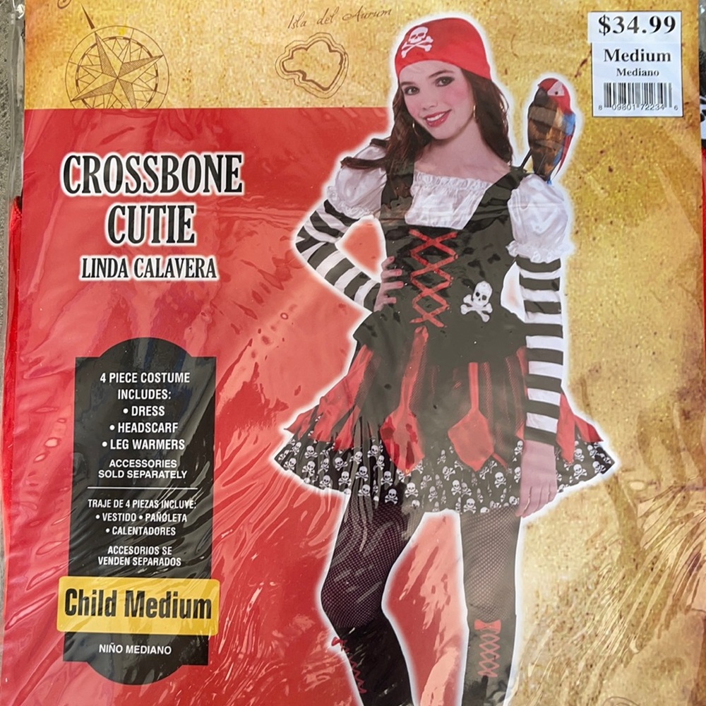Crossbone Cutie Linda Calavera Costume